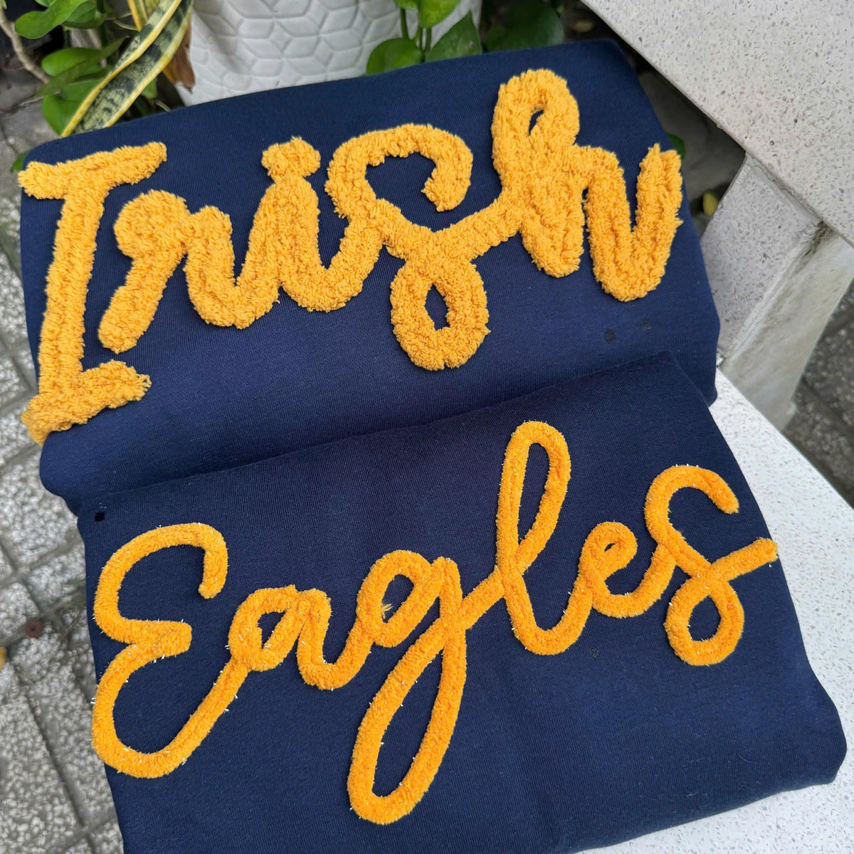 Personalized Name Sweatshirt - personalized embroidered gift by CampusStitch