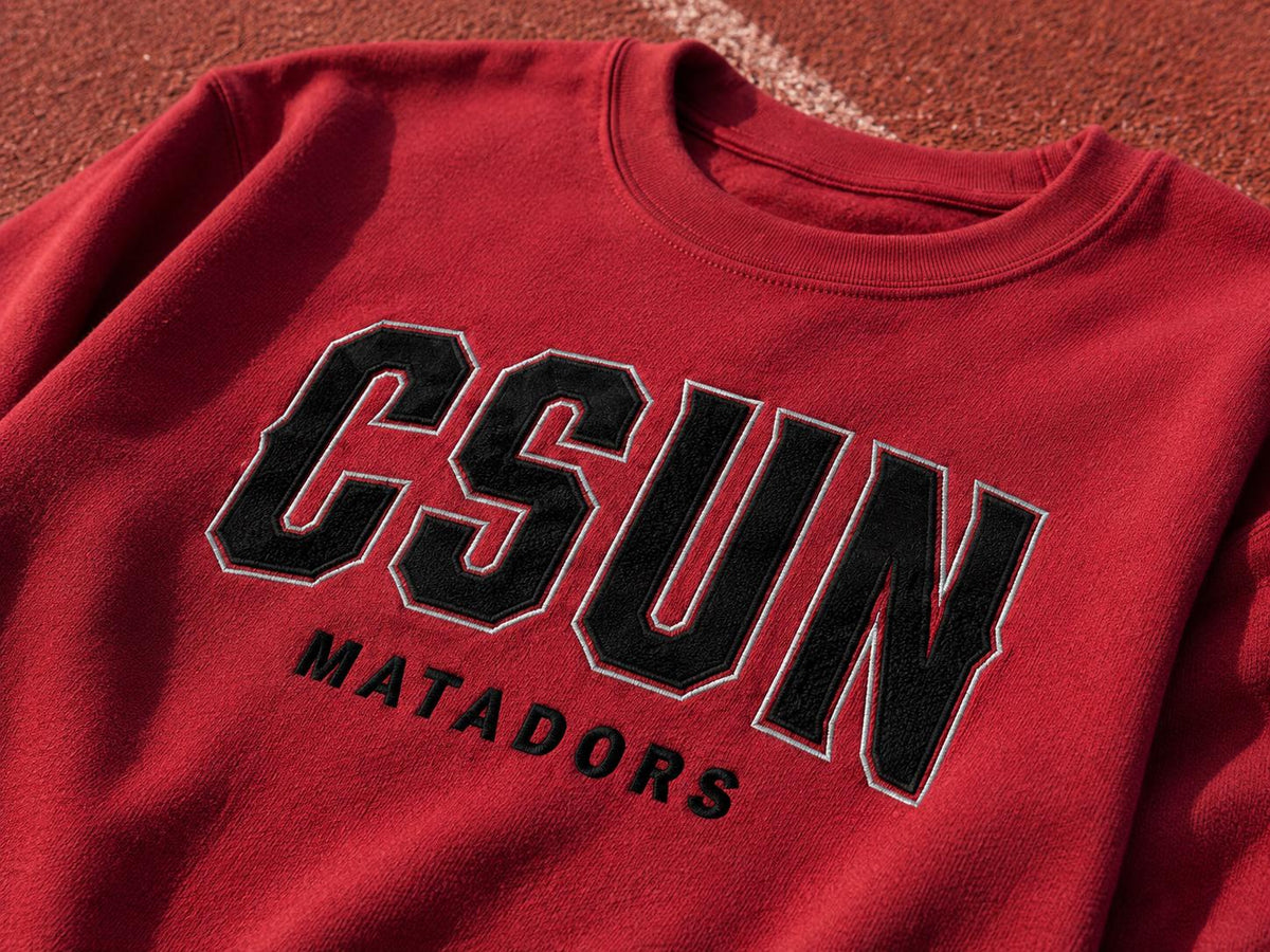 Stadium Outfit Sweatshirt, Custom Team Color Crewneck, School Spirit Applique Pullover, Tailgate Game Day Gift