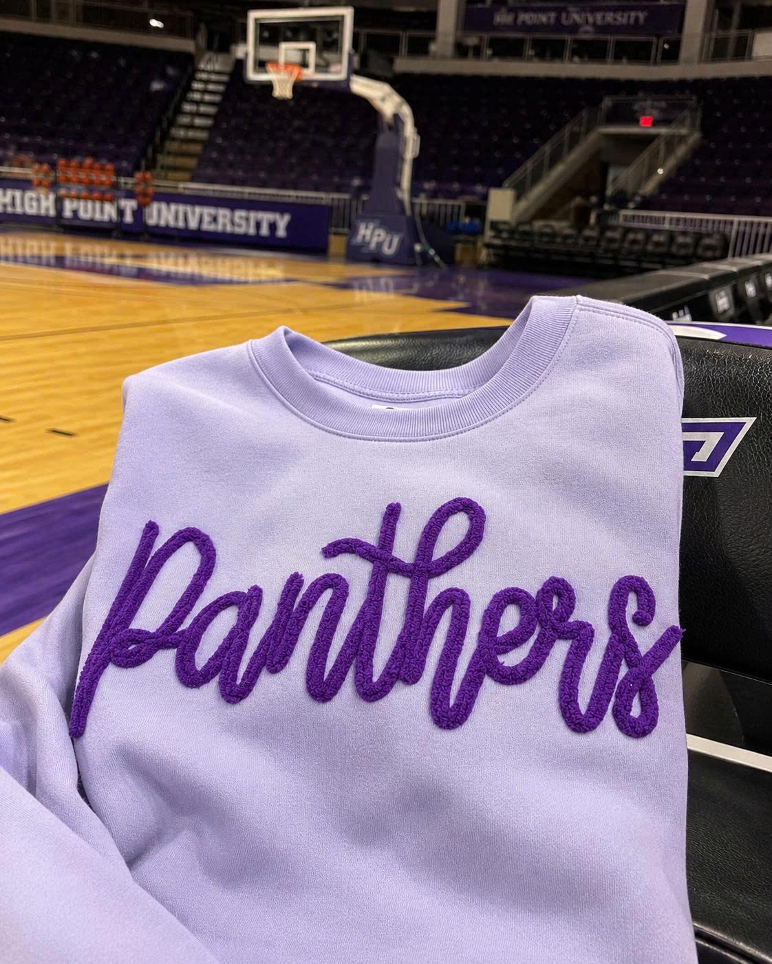 Chenille Basketball Sweatshirt, Custom Game Day Crewneck, Personalized Team Color Pullover, Court Side Outfit Gift