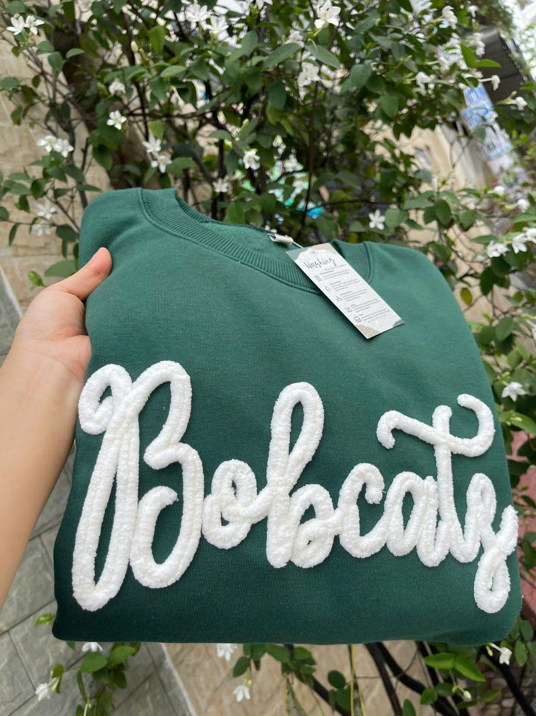 Custom Chenille Team Sweatshirt, Personalized Football Name Crewneck, Game Day Pullover, Sports Mom Gift