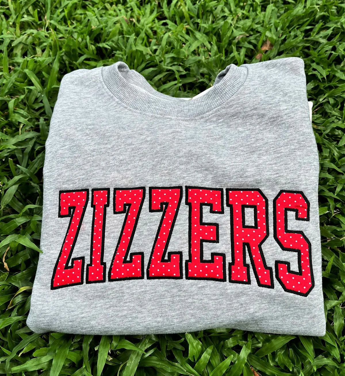 Custom Embroidered College Sweatshirt, Personalized Major and School Name Crewneck, Varsity Applique College Student Gift