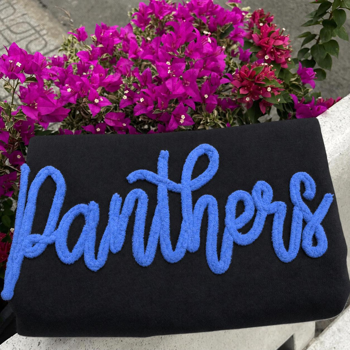 Custom Chenille Sweatshirt, Personalized Football Team Name Sweater, Sports Team Embroidered Crewneck, Game Day Gift