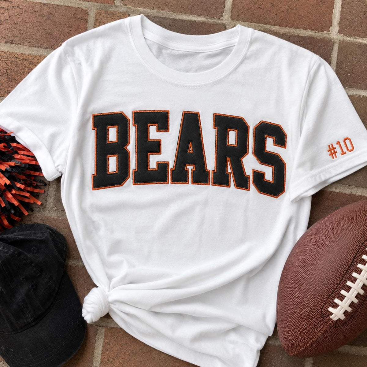 Player Number Team Shirt, Custom Applique Sports Tee, Personalized Team Name T Shirt, Sideline Parent Game Day Gift