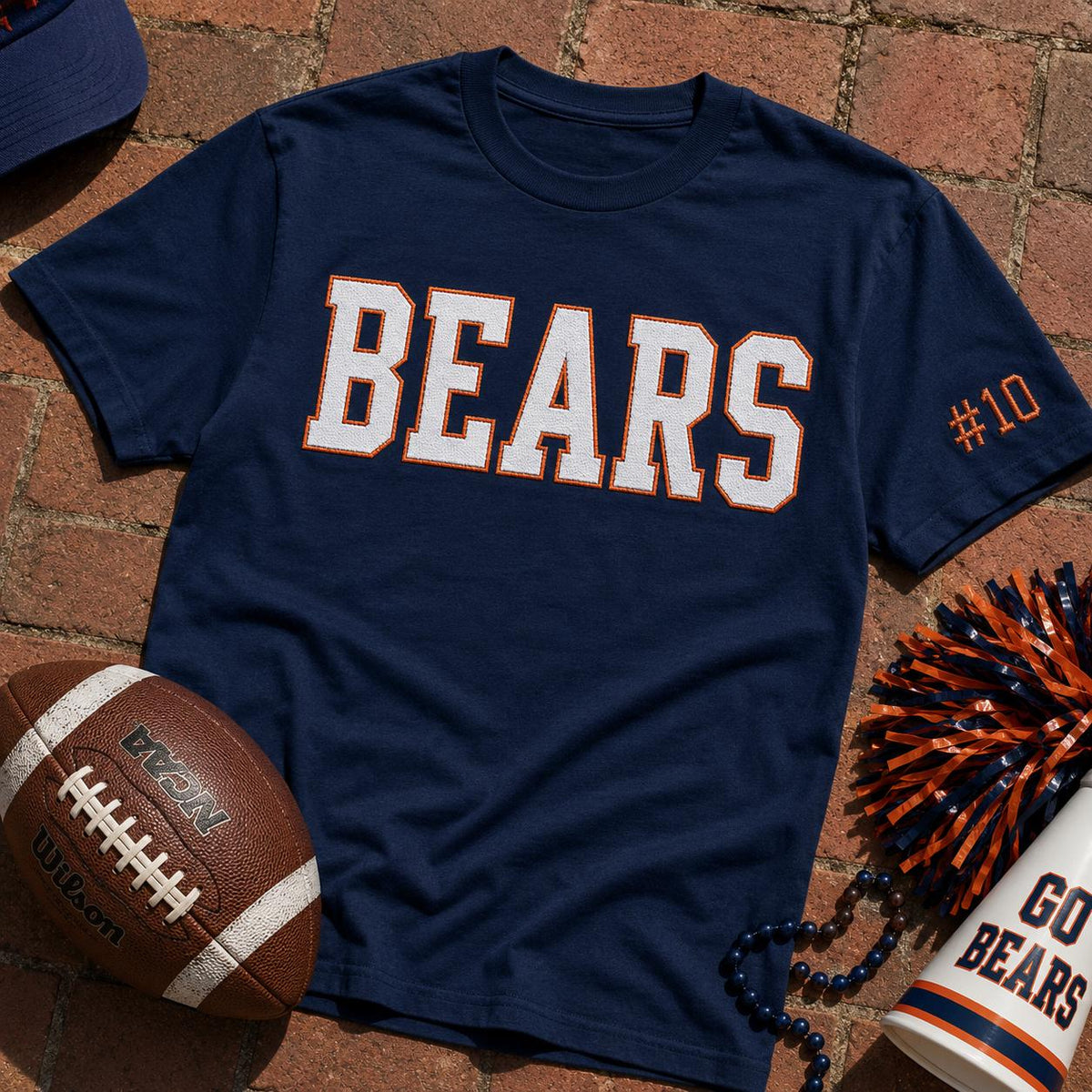 Player Number Team Shirt, Custom Applique Sports Tee, Personalized Team Name T Shirt, Sideline Parent Game Day Gift