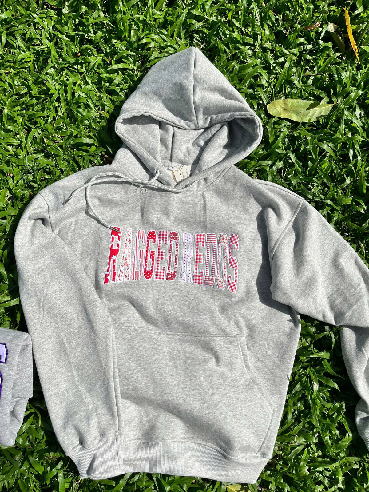 Custom Embroidered School Spirit Sweatshirt, Personalized Varsity Applique Crewneck, Custom Team or Teacher Name Gift