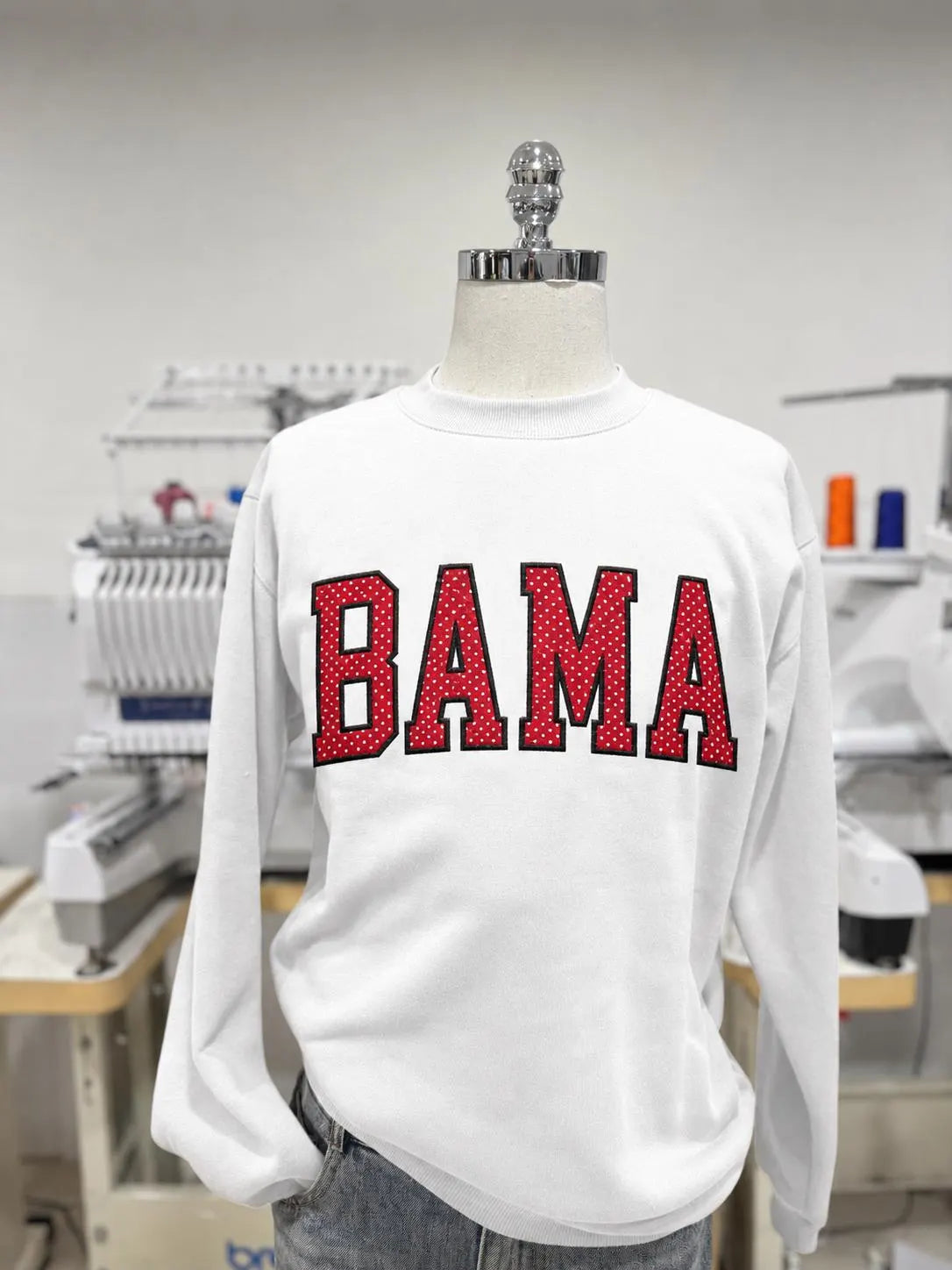 Custom Team Sweatshirt, Matching Applique Crewneck, Personalized Varsity Letter Shirt, Cheer Team Gift, Group Spirit Wear, School Clubs