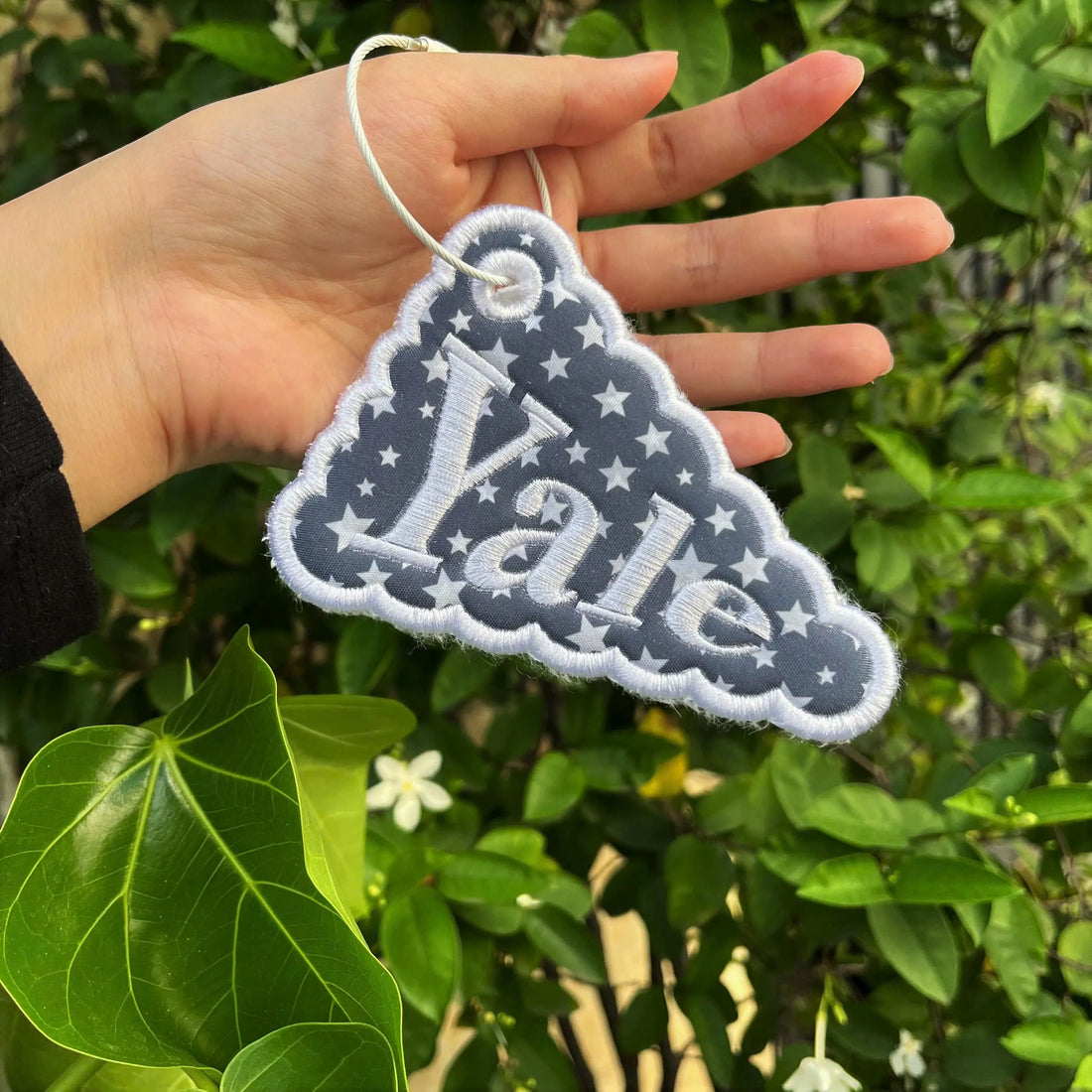 Custom Pennant Bag Charm, Personalized Embroidered Name Tag, Fabric Applique Keychain, Backpack Accessory, Team Gift for Students